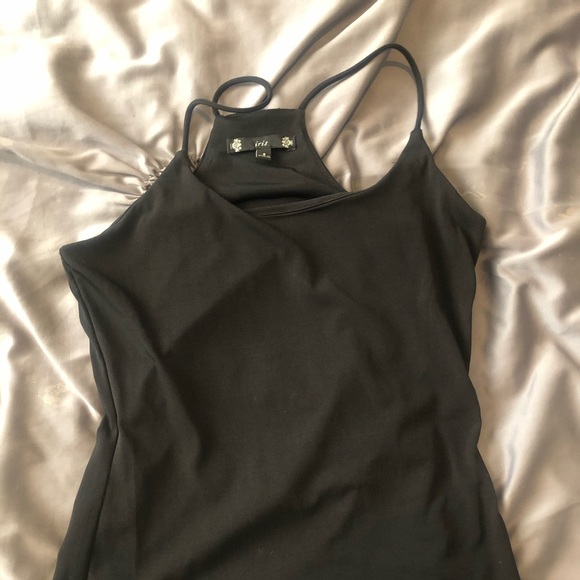 Black Racer Back Cami - Picture 2 of 3